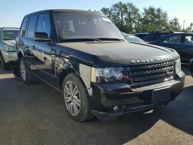 SALMF1D41CA378239 - 2012 LAND ROVER RANGE ROVE BLACK photo 1