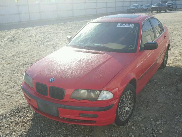 WBAAM5338YJR56051 - 2000 BMW 328 I RED photo 2