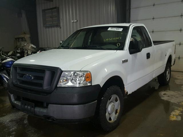 1FTRF14W95NB40164 - 2005 FORD F150 WHITE photo 2