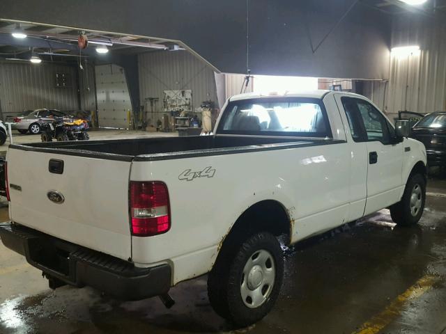 1FTRF14W95NB40164 - 2005 FORD F150 WHITE photo 4