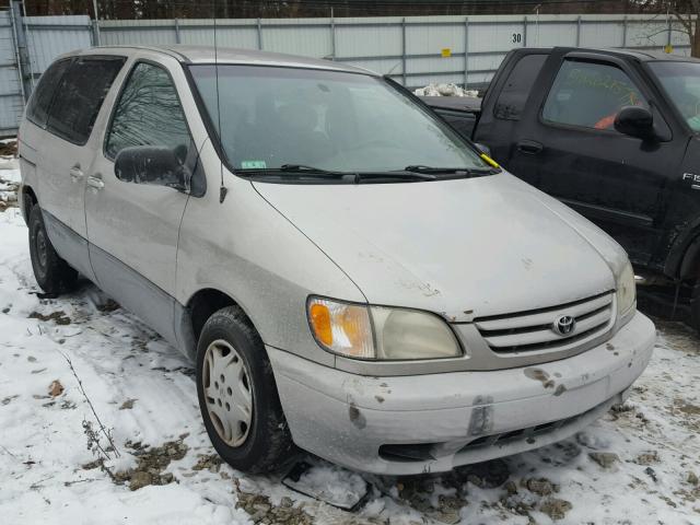 4T3ZF19C81U379920 - 2001 TOYOTA SIENNA CE SILVER photo 1