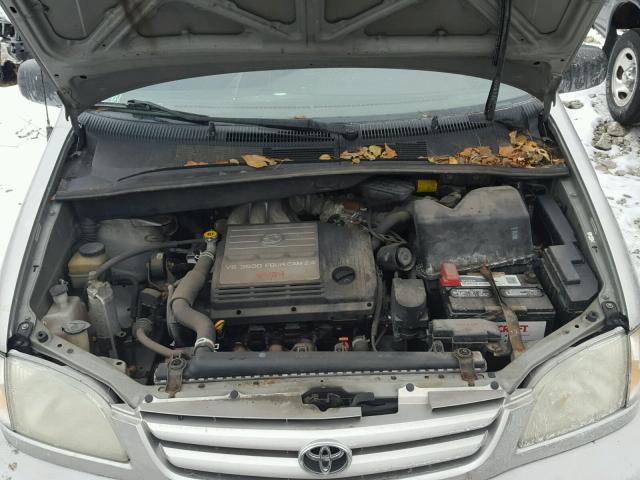 4T3ZF19C81U379920 - 2001 TOYOTA SIENNA CE SILVER photo 7