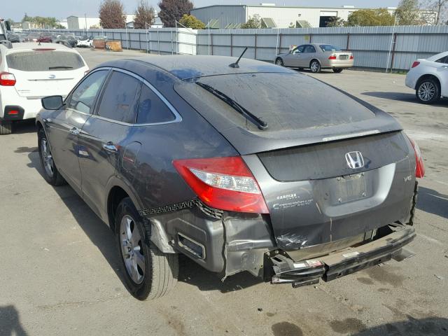 5J6TF1H3XCL005882 - 2012 HONDA CROSSTOUR GRAY photo 3