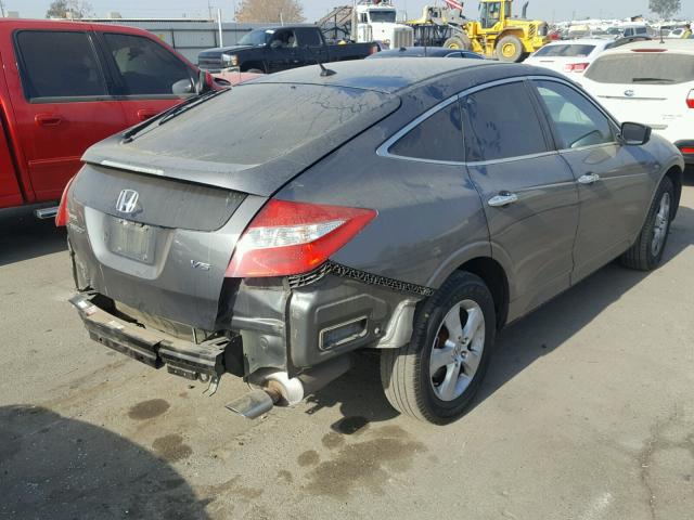 5J6TF1H3XCL005882 - 2012 HONDA CROSSTOUR GRAY photo 4