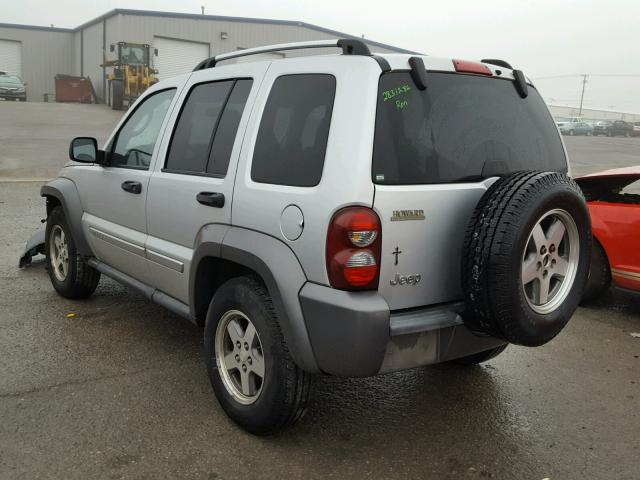 1J4GK48K96W168841 - 2006 JEEP LIBERTY SP SILVER photo 3