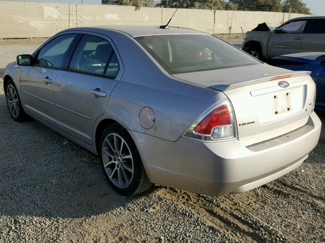 3FAHP07Z78R236438 - 2008 FORD FUSION SE SILVER photo 3