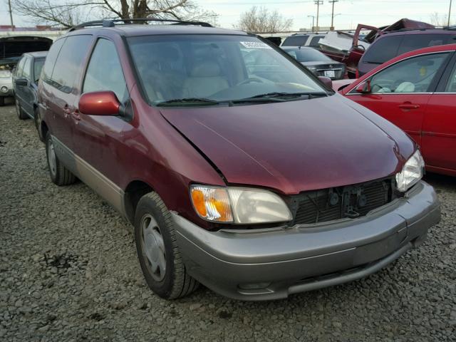 4T3ZF13CX1U326757 - 2001 TOYOTA SIENNA LE BURGUNDY photo 1