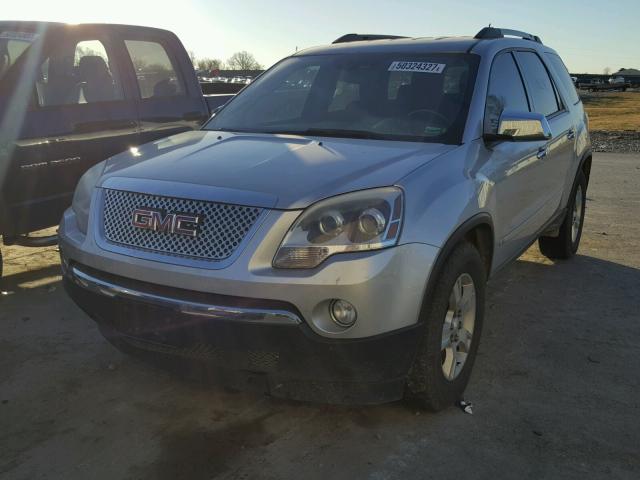 1GKLVLED0AJ110350 - 2010 GMC ACADIA SLE SILVER photo 2