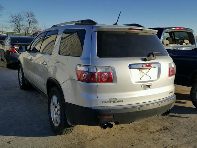 1GKLVLED0AJ110350 - 2010 GMC ACADIA SLE SILVER photo 3