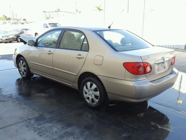 1NXBR30E86Z605991 - 2006 TOYOTA COROLLA CE TAN photo 3