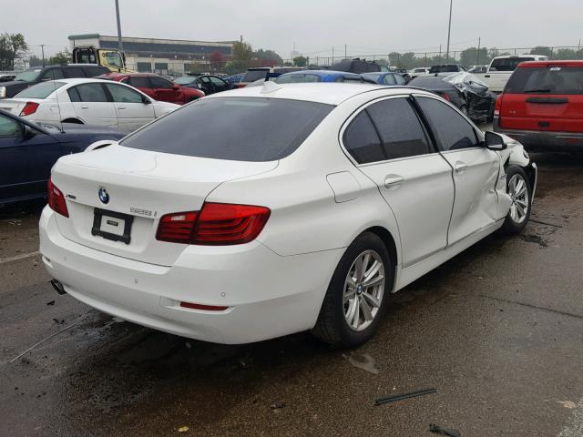 WBA5A7C55ED615790 - 2014 BMW 528 XI WHITE photo 4