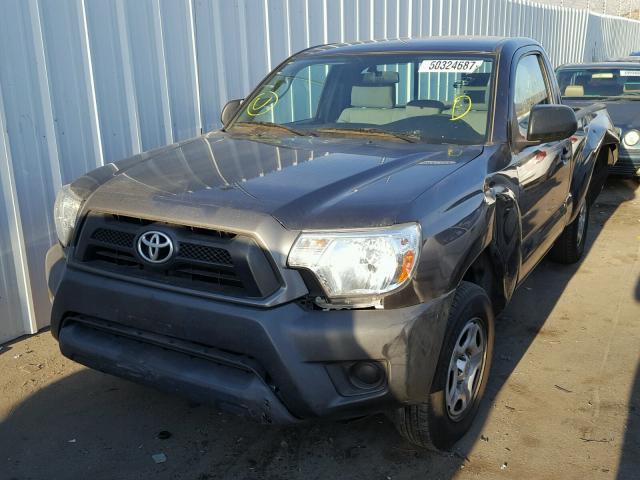 5TFNX4CN1EX035581 - 2014 TOYOTA TACOMA GRAY photo 2