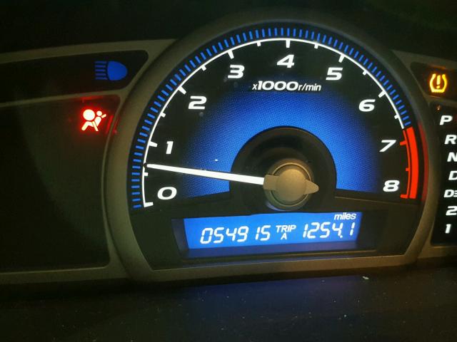 2HGFG12908H537869 - 2008 HONDA CIVIC EXL Grau Foto 8