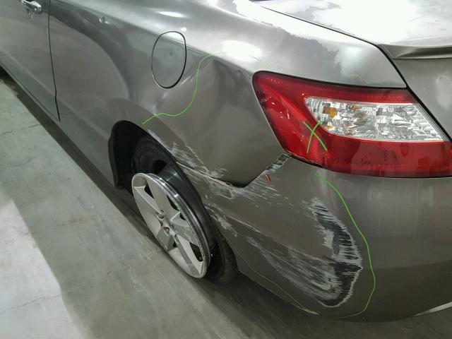 2HGFG12908H537869 - 2008 HONDA CIVIC EXL Grau Foto 9