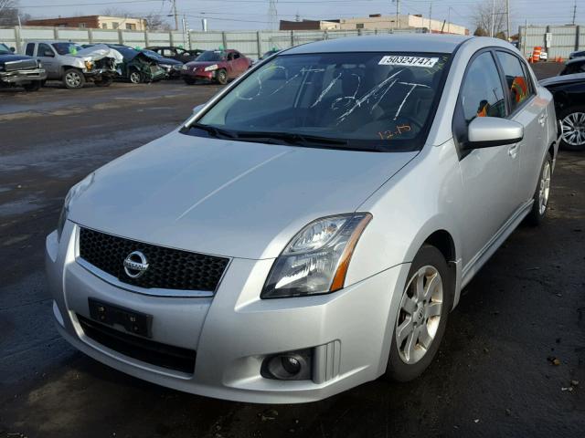 3N1AB6AP6AL723887 - 2010 NISSAN SENTRA 2.0 SILVER photo 2