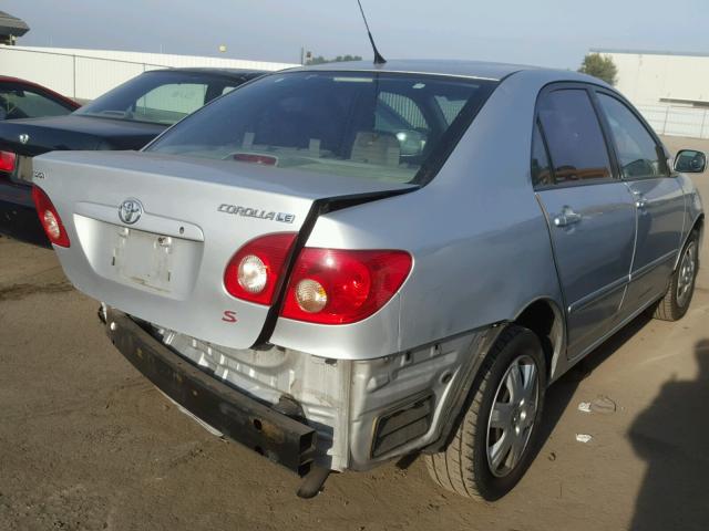 1NXBR32E26Z662894 - 2006 TOYOTA COROLLA CE GRAY photo 4