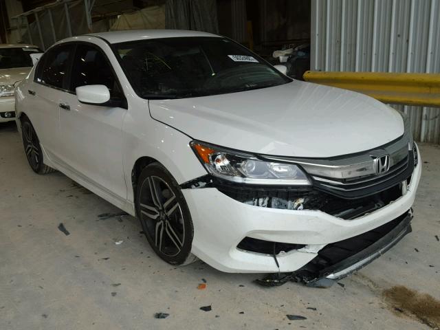 1HGCR2F58HA078857 - 2017 HONDA ACCORD SPO WHITE photo 1