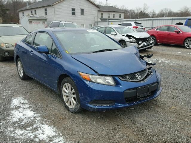 2HGFG3A80CH517909 - 2012 HONDA CIVIC EX BLUE photo 1