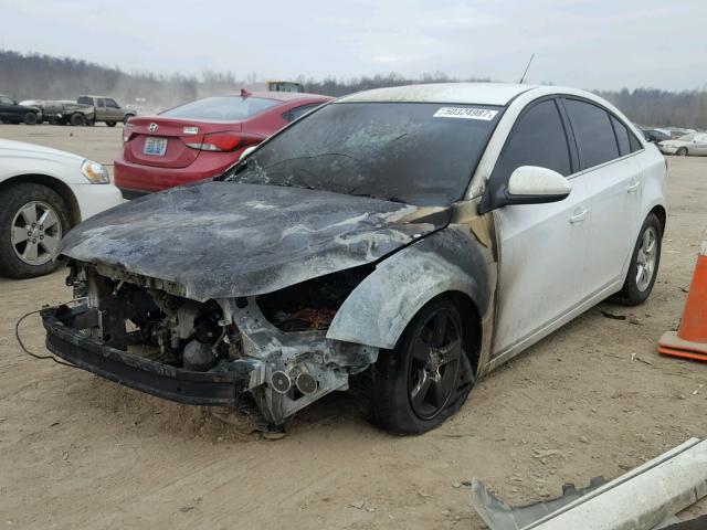 1G1PE5S98B7249528 - 2011 CHEVROLET CRUZE LT WHITE photo 2