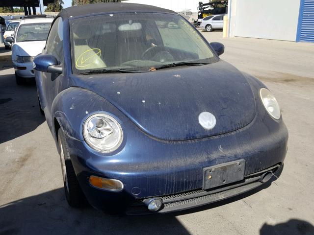 3VWCD31Y74M334209 - 2004 VOLKSWAGEN NEW BEETLE 蓝色 照片 1