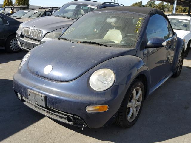 3VWCD31Y74M334209 - 2004 VOLKSWAGEN NEW BEETLE 蓝色 照片 2