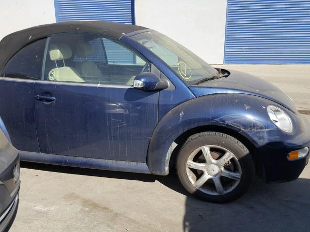 3VWCD31Y74M334209 - 2004 VOLKSWAGEN NEW BEETLE 蓝色 照片 9