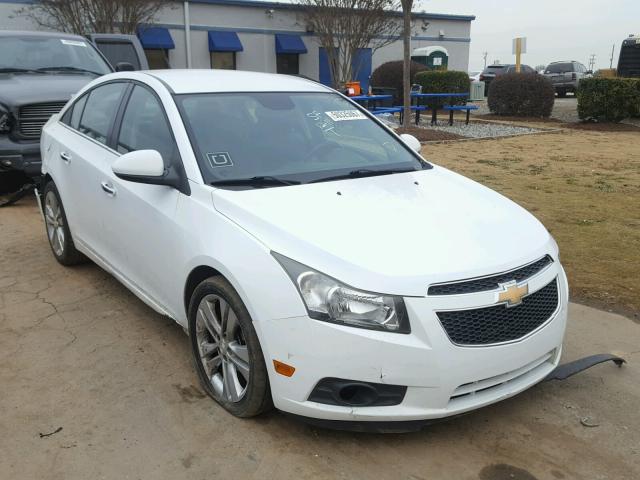 1G1PG5SB1D7273332 - 2013 CHEVROLET CRUZE LTZ WHITE photo 1