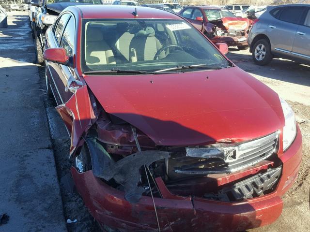 1G8ZS57N48F250036 - 2008 SATURN AURA XE RED photo 1