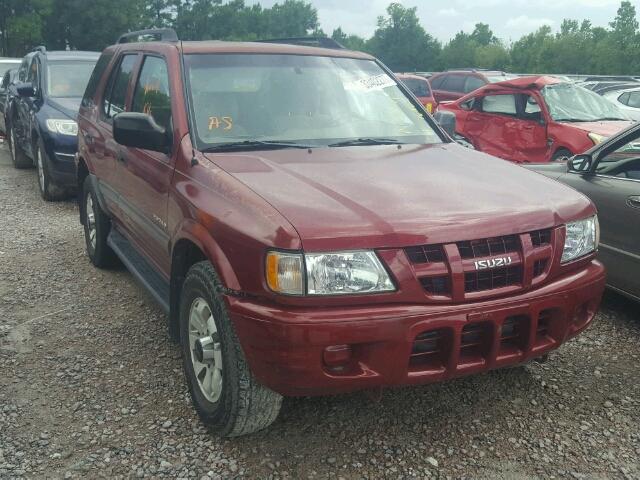 4S2CK58Y044304186 - 2004 ISUZU RODEO S RED photo 1