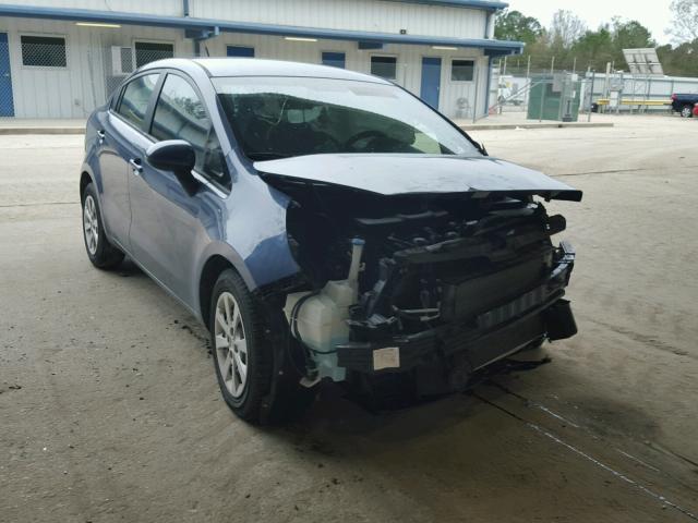 KNADM4A31G6686351 - 2016 KIA RIO LX BLUE photo 1