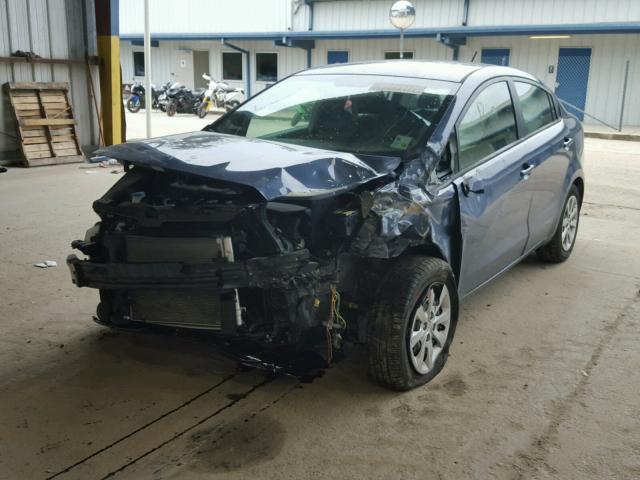 KNADM4A31G6686351 - 2016 KIA RIO LX Կապույտ լուսանկար 2