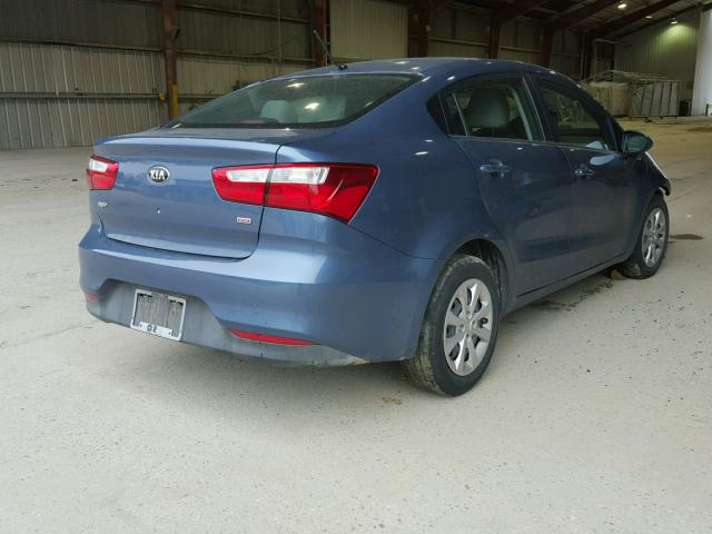 KNADM4A31G6686351 - 2016 KIA RIO LX Կապույտ լուսանկար 4
