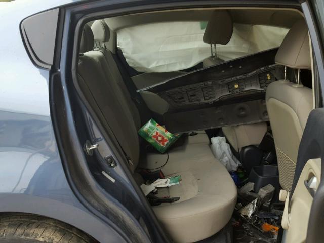 KNADM4A31G6686351 - 2016 KIA RIO LX Կապույտ լուսանկար 6