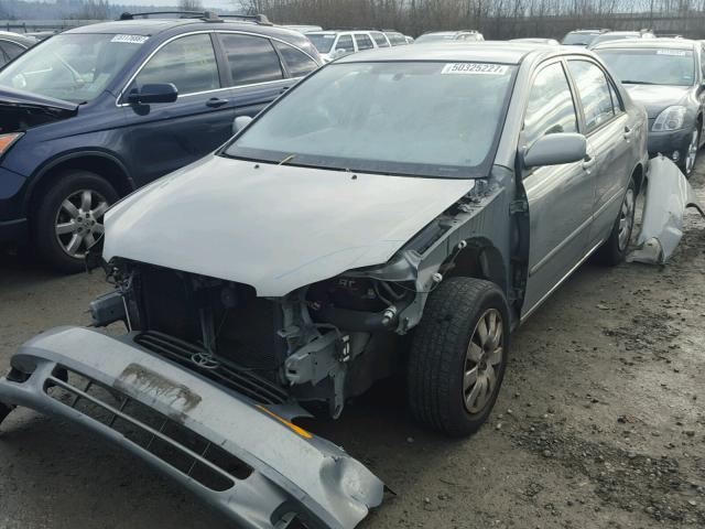 1NXBR32E54Z278394 - 2004 TOYOTA COROLLA CE SILVER photo 2