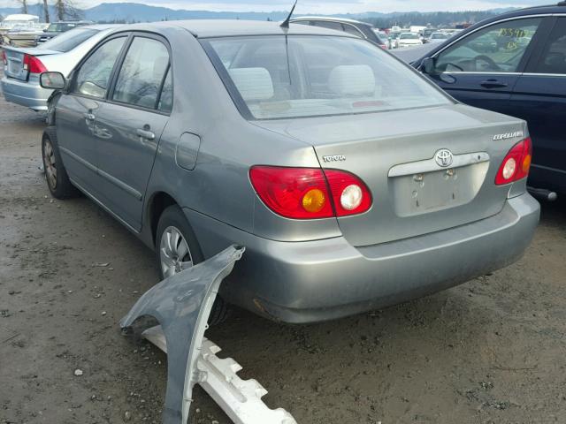 1NXBR32E54Z278394 - 2004 TOYOTA COROLLA CE SILVER photo 3