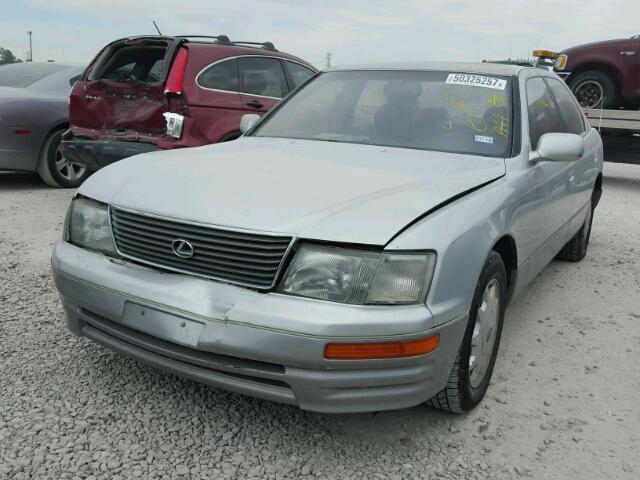 JT8BH22F6T0044800 - 1996 LEXUS LS 400 SILVER photo 2