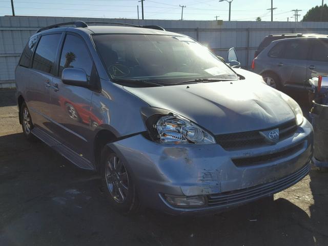 5TDZA22C05S310046 - 2005 TOYOTA SIENNA XLE BLUE photo 1