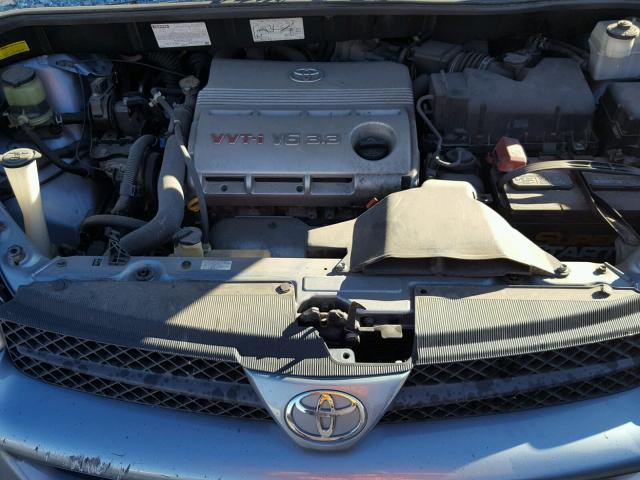 5TDZA22C05S310046 - 2005 TOYOTA SIENNA XLE BLUE photo 7