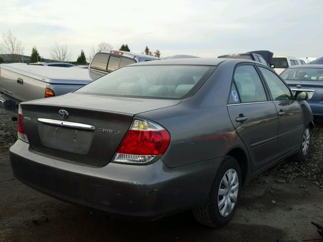 4T1BE32K95U509073 - 2005 TOYOTA CAMRY LE GRAY photo 4