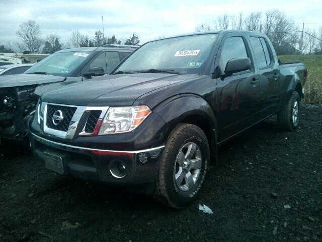 1N6AD0FV9AC405850 - 2010 NISSAN FRONTIER C BLACK photo 2