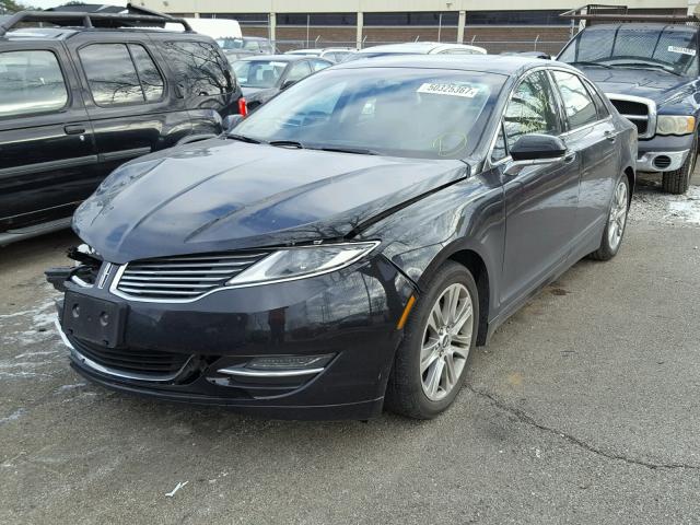 3LN6L2JK5FR606718 - 2015 LINCOLN MKZ BLACK photo 2