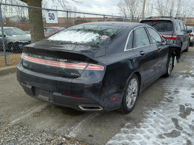 3LN6L2JK5FR606718 - 2015 LINCOLN MKZ Սև լուսանկար 4