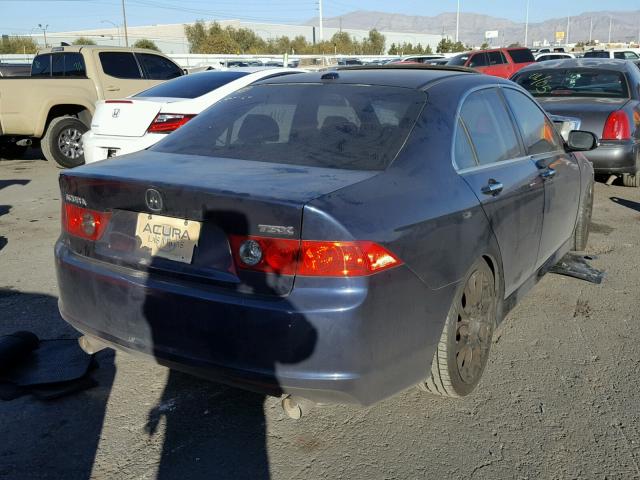 JH4CL96887C016914 - 2007 ACURA TSX BLUE photo 4