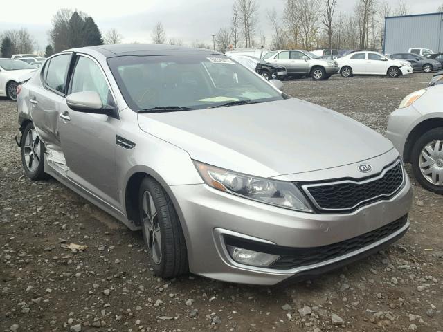 KNAGM4AD8B5000259 - 2011 KIA OPTIMA HYB SILVER photo 1