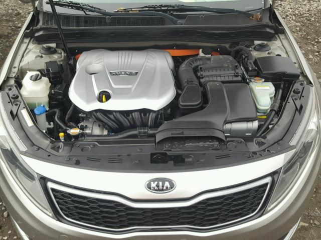 KNAGM4AD8B5000259 - 2011 KIA OPTIMA HYB SILVER photo 7