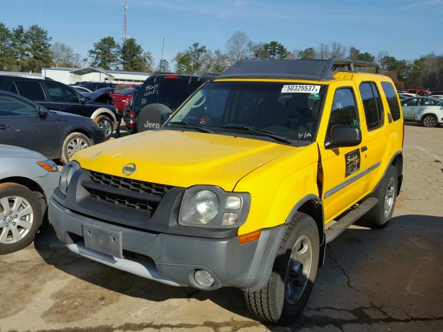 5N1MD28Y42C547376 - 2002 NISSAN XTERRA SE YELLOW photo 2