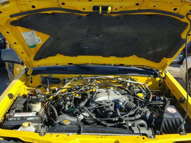 5N1MD28Y42C547376 - 2002 NISSAN XTERRA SE YELLOW photo 7