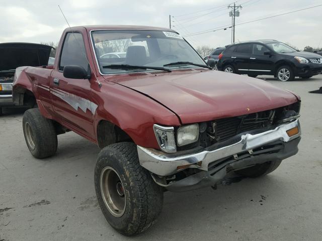 JT4RN01PXN7054599 - 1992 TOYOTA PICKUP 1/2 RED photo 1