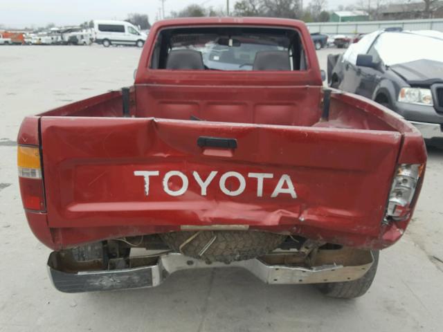 JT4RN01PXN7054599 - 1992 TOYOTA PICKUP 1/2 RED photo 6