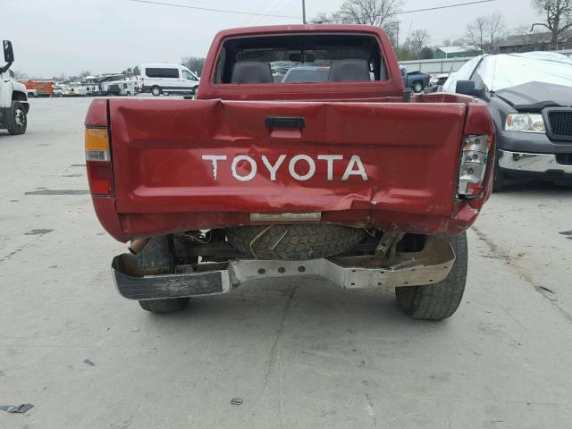 JT4RN01PXN7054599 - 1992 TOYOTA PICKUP 1/2 RED photo 9